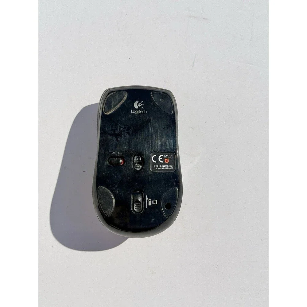 Logitech M525 Wireless Optical Mouse Red NO DONGLE For Parts